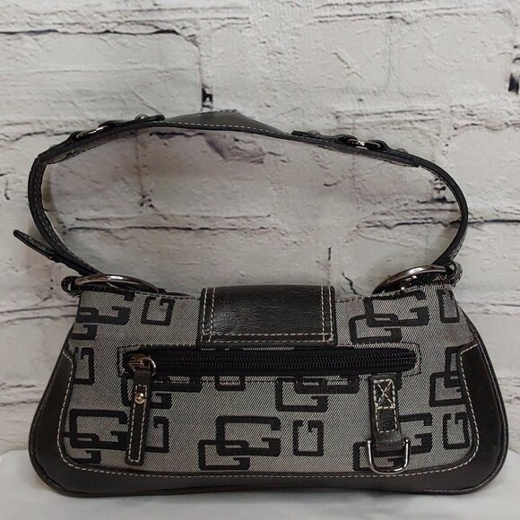 'GUESS' STUDDED SHOULDER BAG - Picture 15 of 16